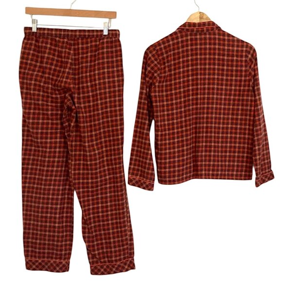 MADEWELL Flannel Bedtime Pajama Set Plaid in Reywood - Picture 10 of 14